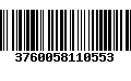 Código de Barras 3760058110553