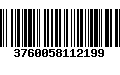 Código de Barras 3760058112199