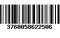 Código de Barras 3760058622506