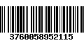 Código de Barras 3760058952115