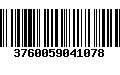 Código de Barras 3760059041078