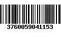 Código de Barras 3760059041153