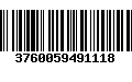 Código de Barras 3760059491118