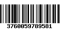 Código de Barras 3760059789581