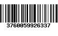 Código de Barras 3760059926337