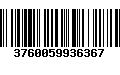 Código de Barras 3760059936367