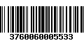 Código de Barras 3760060005533