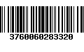 Código de Barras 3760060283320