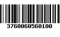 Código de Barras 3760060560100