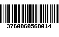 Código de Barras 3760060568014