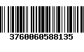 Código de Barras 3760060588135