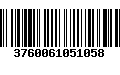 Código de Barras 3760061051058