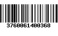 Código de Barras 3760061400368