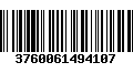 Código de Barras 3760061494107