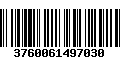 Código de Barras 3760061497030