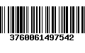 Código de Barras 3760061497542