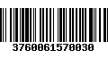 Código de Barras 3760061570030