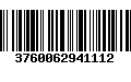 Código de Barras 3760062941112