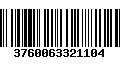 Código de Barras 3760063321104