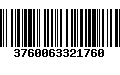 Código de Barras 3760063321760