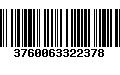 Código de Barras 3760063322378