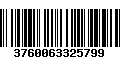 Código de Barras 3760063325799