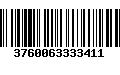 Código de Barras 3760063333411