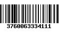 Código de Barras 3760063334111