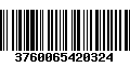 Código de Barras 3760065420324