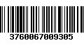 Código de Barras 3760067009305