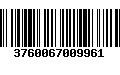 Código de Barras 3760067009961