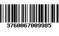 Código de Barras 3760067009985