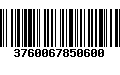 Código de Barras 3760067850600