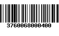 Código de Barras 3760068000400