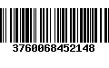 Código de Barras 3760068452148