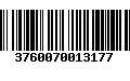 Código de Barras 3760070013177