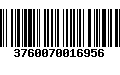 Código de Barras 3760070016956