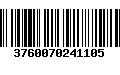 Código de Barras 3760070241105