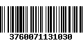 Código de Barras 3760071131030