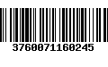 Código de Barras 3760071160245