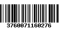 Código de Barras 3760071160276