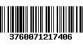 Código de Barras 3760071217406