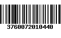 Código de Barras 3760072010440