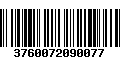 Código de Barras 3760072090077