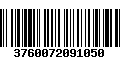 Código de Barras 3760072091050