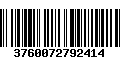 Código de Barras 3760072792414