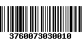 Código de Barras 3760073030010