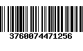 Código de Barras 3760074471256