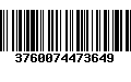 Código de Barras 3760074473649