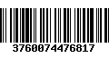 Código de Barras 3760074476817